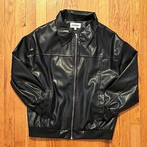 Vigoss (Medium) Black Leather Jacket